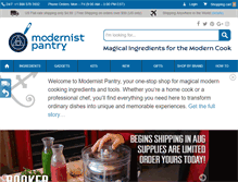 Tablet Screenshot of modernistpantry.com